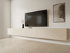 Mobistoxx KINGSTON Meuble tv-hifi 2 portes battantes 245 cm cachemire