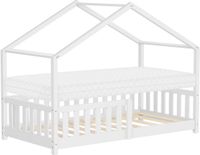ML-Design Kinderbed Huisbed 80x160 cm Wit Hout Inclusief Matras