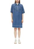 s.Oliver Jurk blauw denim