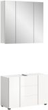 Xonox.Home Vira badkamermeubel incl. verlichting wit melamine 38x56x34 cm