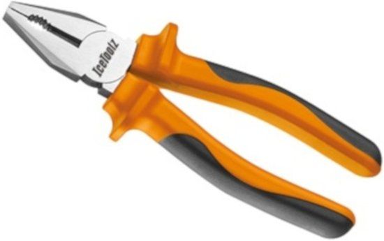 IceToolz Combinatietang Comfort-grip 18 Cm Staal Oranje/zilver