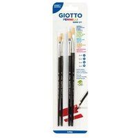 GIOTTO Art 577 - Set penselen - 4 stuks - vlak - maat: 4, 6, 8, 10