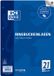 Oxford ringbanden vullingen, A4-formaat, blanco, 50 vellen