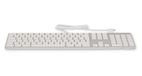 LMP 20367 Toetsenbord USB Zwitsers Zilver, Wit