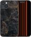 iMoshion Hoesje iPhone 15 Plus - Siliconen Back Cover - Zwart / Black Marble Transparent