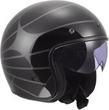 LS2 Helm Bob II Cosmic OF601 zwart / grijs maat XS