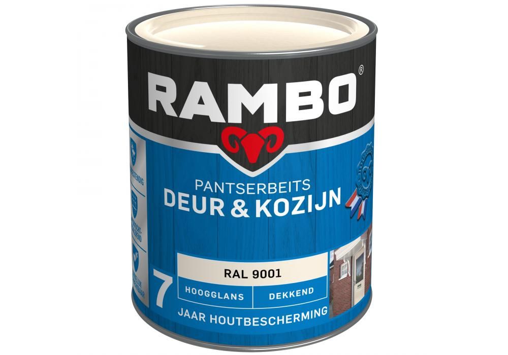 Rambo Pantserbeits Deur & Kozijn Hoogglans Dekkend - 8716242827306