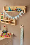 GOKI Vlaggenwimpel met namen - Blauw - L150Cm - Versiering
