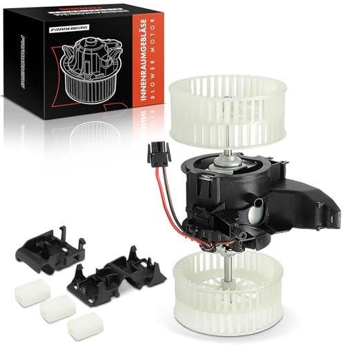 Frankberg Ventilatormotor compatibel met 5-serie E60 2001-2010 5-serie Touring E61 2004-2010 6-serie E63 2004-2010 6-serie Cabriolet E64 2004-2010 vervanging # 64116933910