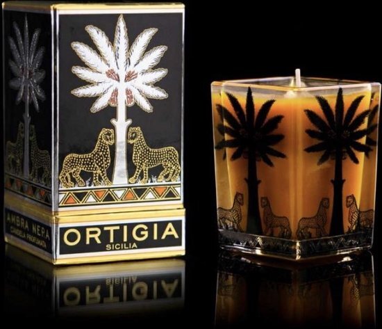 Ortigia Sicilia Ambra Nera Scented Candle