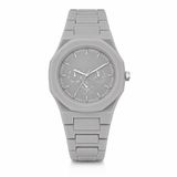 LGT JWLS Lookinggoodtoday Windsor Grijs Kunststof Horloge met Multifunctionele Wijzerplaat