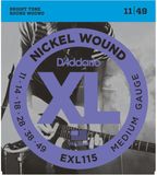 D'Addario EXL115 - Snarenset voor elektrische gitaar .011-.049