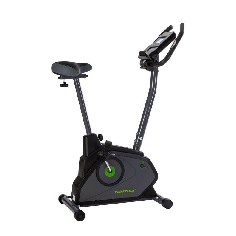 Tunturi Cardio Fit E30 Hometrainer - Fitnessfiets met ergometer - 12 trainingsprogramma's - Verstelbaar - Ergonomisch