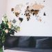 LosokaWood Décoration murale carte du monde 3D Wzór 10
