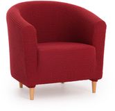 Merkloos Maxifundas - Elastische fauteuilhoes Belfast, Rood, 1-zits