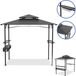 UISEBRT Pavillon de jardin avec toit gris