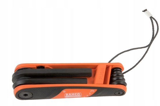 Bahco 7-delige inbussleutelset Metrisch, 2,5-10mm, Ergonomische handgreep
