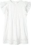 NAME IT Robe Fille NKFFARIDE SS DRESS NOOS Coton Blanc Taille 140