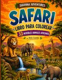Savanna Adventures Coloring Book: 33 African Wild Animals