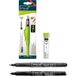 vasalat Pica Fine Dry markeerstift + reservevullingen HB + permanente pen Fine zwart + permanente marker wit set 4-delig
