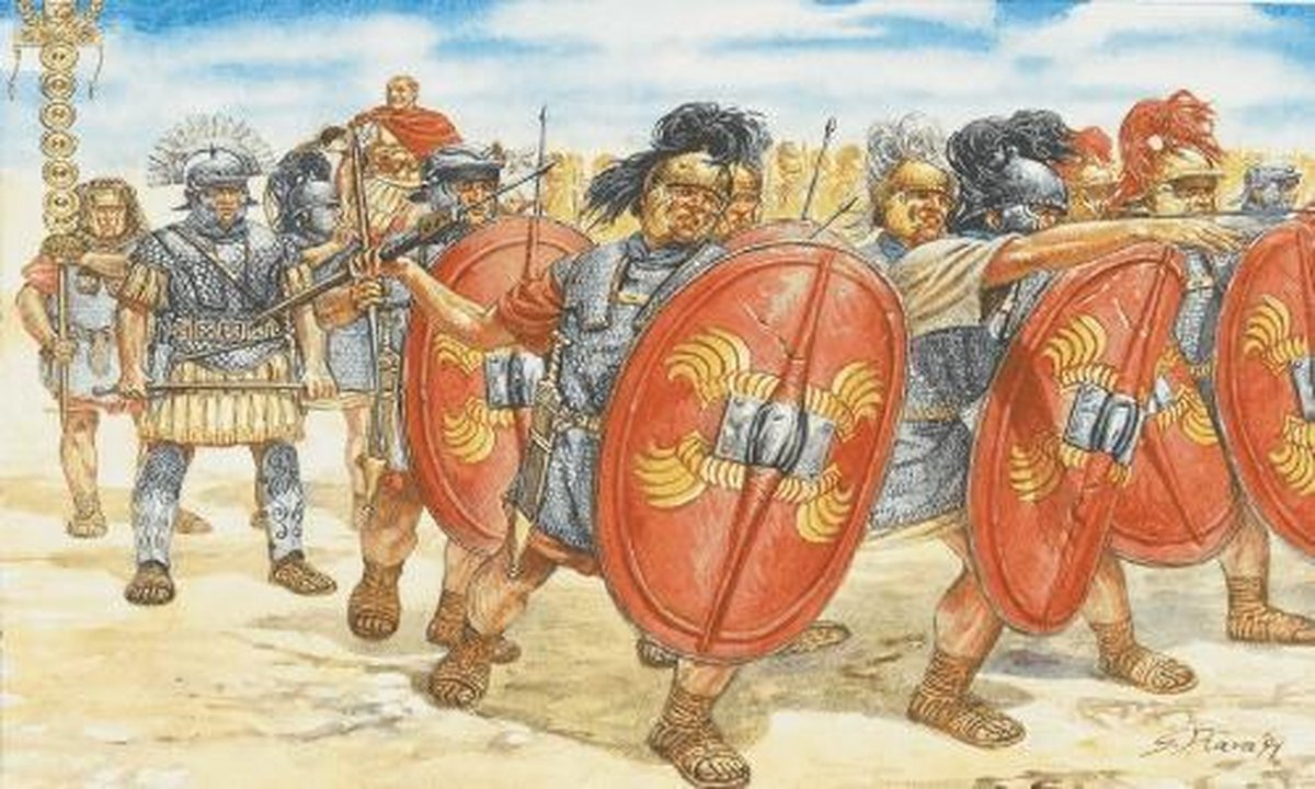 Italeri 8001283860215 Italeri 510006021 - 1:72 Romeinse infanterie 1/2 eeuw