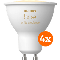 Philips Hue White Ambiance GU10 4-pack