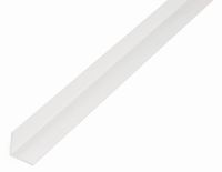 Alberts 498733 hoekprofiel | kunststof, wit | 1000 x 20 x 20 mm | set van 17