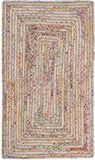 Safavieh Bohemian Indoor Hand Tufted Abstract Collection, ABT340, in Ivory / Charcoal, 60 X 91 cm