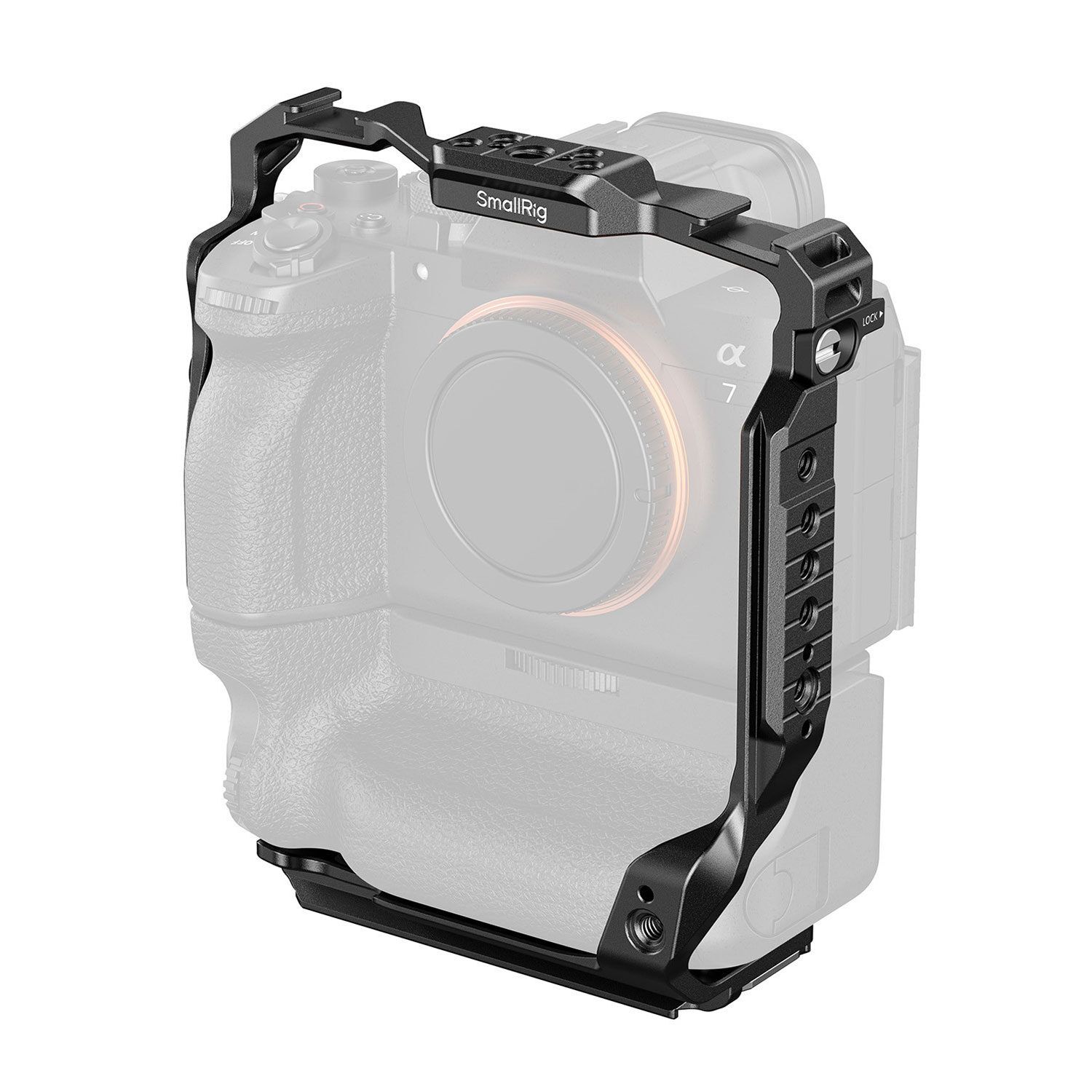 SmallRig 6114 Cage voor Sony Alpha 7R V / 7 IV / 7S III / 1 / 7R IV / 7 V met Verticale Grip VG-C4EM