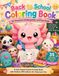 Back To School Coloring Book for Preschool, Kindergarten, and First Grade: A Cute Kawaii Axolotl Activity Book for kids with 35 Positive Affirmations for Classroom Fun