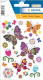 HERMA Sticker Magic "Vlinder", glitterfolie