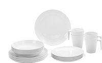 Brunner 0830160N.C7T melamine borden en kopjes, onbreekbaar, 16-delig