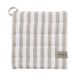 ERNST Manique Ernst rayures larges 23x25 cm Rayé beige-blanc