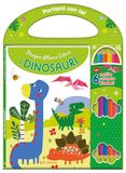 I dinosauri. Disegna attacca colora. Con 6 matite bicolore