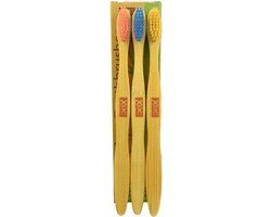 XOC XPEL XOC Bamboe Zachte Tandenborstels - 3 stuks