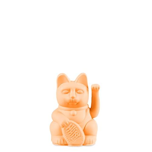 DONKEY Lucky Cat Mini | Peach - Japanse geluksbrenger hoekkat in perzik, 9,8 cm hoog