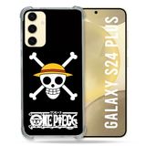 Cokitec Samsung Galaxy S24 Plus Hoesje Manga One Piece Doodshoofd