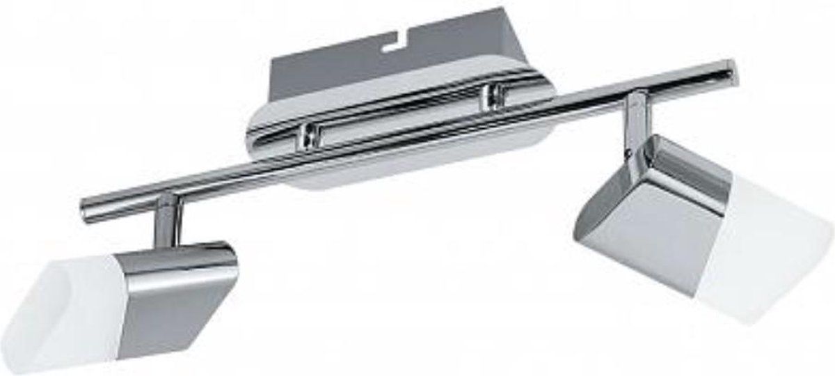 EGLO Spot Carmine 2 Lichts LED Chrome - Wit