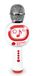 BONTEMPI - Microphone sans fil avec haut-parleur fonction karaoké effet changeur libre contrôle du volume et sélection de chansons fente micro SD USB Type-C 80x240x65 mm