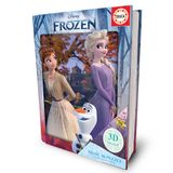 Educa 3D-lenzenpuzzel Frozen 300 stukjes | De magie van Elsa en Anna in verzameldoos 8 jaar (20827)