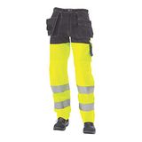 JAK 11100 High Vis Werkbroek | Geel/Navy | 56L (38/35)