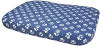 Arquivet Rechthoekig Kussen Met Blauwe Prints | 90x65x9