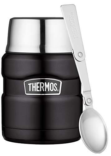 Thermos Stainless King voedselcontainer, Zwart