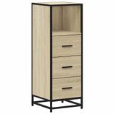 vidaXL Badkamerkast Sonoma eiken 35 x 37,5 x 100 cm