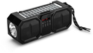 Denver BTG158 - Noodradio - Bluetooth Speaker - Solar Powerbank - 80W - FM Radio - Zwart