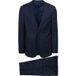 Costume en laine bleu marine bleu foncé taille 102