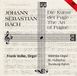 Bach Frank Volke - Bach Die Kunst Der Fuge (CD)