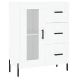 VidaXL Dressoir, wit, 69,5 x 34 x 90 cm, houtvezel