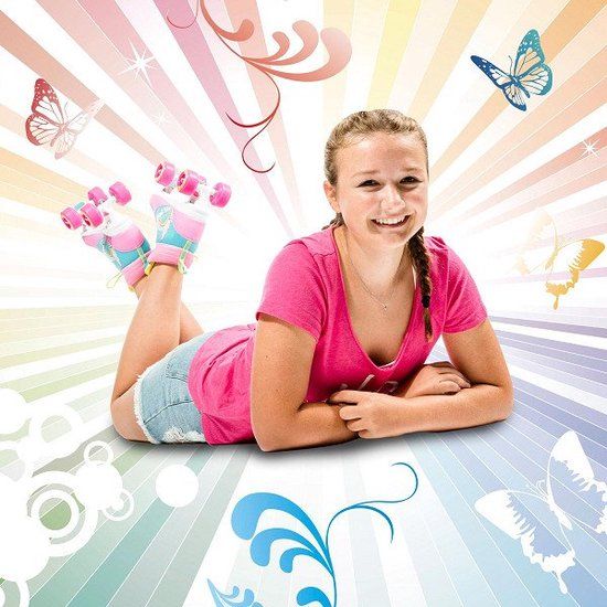 HUDORA Verstelbare Rolschaatsen Skate Wonders - Maat 28-31 - Multicolor