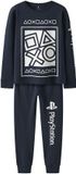Name It Jongens Lange Pyjama Set NKMOLYMPOS Playstation Print Donkerblauw - Maat 134/140